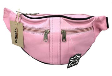 Heup/buiktas Flores Lederwaren model Sleek (Roze), Sieraden, Tassen en Uiterlijk, Verzenden, Nieuw