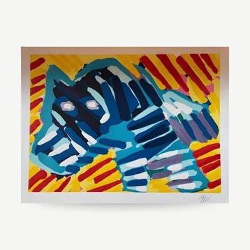 Karel Appel (1921-2006) - Running Dog