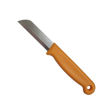 Solingen Schilmesje – RVS Glad – 16 cm met Blade Cover, Ophalen of Verzenden, Nieuw, Rvs of Chroom