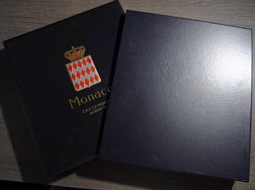 Accessoires Monaco - Een leeg Luxe DAVO album S.A.S. LE, Gestempeld