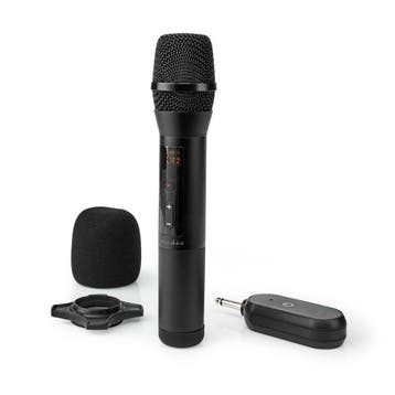 Draadloze hand microfoon 20 kanalen | compacte ontvanger, Muziek en Instrumenten, Microfoons, Verzenden, Nieuw, Zangmicrofoon