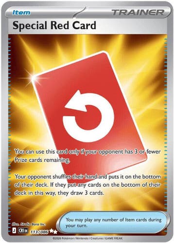 Special Red Card (CRI 113), Ophalen of Verzenden, Nieuw