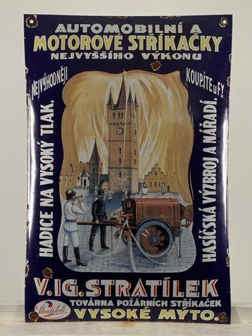 STRATÍLEK - Reclamebord - 60x40cm - Gemaakt van dikke