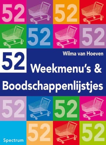 52 weekmenus en boodschappenlijstjes - W. van Hoeven, Verzenden, Gelezen, W. van Hoeven