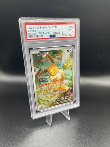 Pokémon - 1 Graded card - Eevee 173 Full art - PSA 9 -, Nieuw