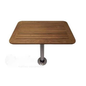 Tafelset Rechthoekig Teak 370x600 mm, Watersport en Boten, Ophalen of Verzenden, Nieuw, Zeilboot of Motorboot