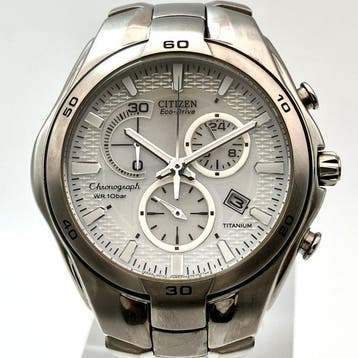Citizen - Alterna Eco-Drive Titanium Chronograph – Textured, Nieuw