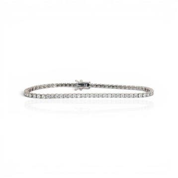 Armband - 18 karaat Witgoud - 4.22ct. tw. Diamant, Nieuw