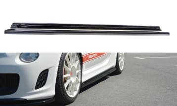 Zijskirts Diffusers Fiat 500 Abarth MK1 Glanzend Zwart, Ophalen of Verzenden, Nieuw