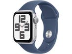 Apple Watch SE (2024) - Smartwatch - GPS 40mm - Zilver, Verzenden, Zo goed als nieuw, Apple
