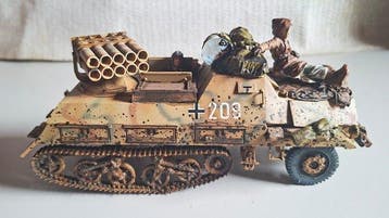 Modellbau 1:35 - Modelauto - Militärfahrzeug - Uit, Nieuw