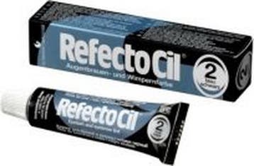 Refectocil Wenkbrauw- en Wimperverf diep zwart - 15 ml, Ophalen of Verzenden, Zo goed als nieuw
