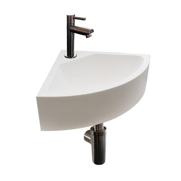 Sani Royal Solid Surface Fonteinset Corner Gun, Tuin en Terras, Waterpartijen en Fonteinen