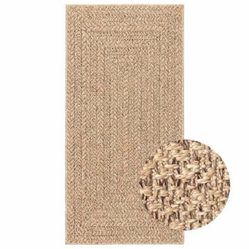 ZIZUR vloerkleed 60x110cm - 34% korting retourdeal, 100 tot 150 cm, Bruin, Zo goed als nieuw, 50 tot 100 cm