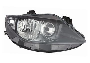 Seat Ibiza 2008-2012 H7 Koplamp Zwart Rechts (Koplampen), Verzenden, Nieuw