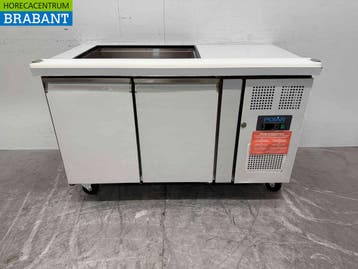 Polar CT393 RVS Koelwerkbank 2 deuren 136 cm 230V Horeca, Ophalen of Verzenden, Nieuw zonder verpakking
