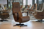 Relaxfauteuil/Relaxstoel leer Gealux Dahlia 2 motoren + accu, Huis en Inrichting, Fauteuils, Ophalen of Verzenden, Nieuw, Leer