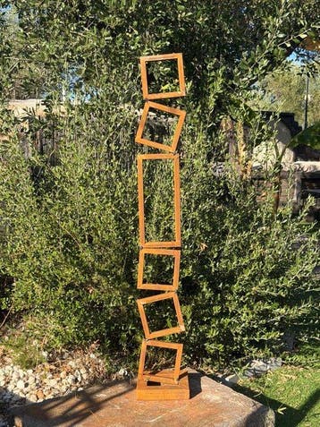 Ana Lucia B.M - Sculpture Corten - XXL - NO Reserve