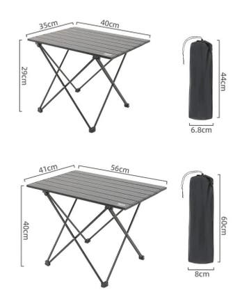 Opvouwbare Campingtafel Aluminium Outdoor BBQ Picknick, Caravans en Kamperen, Kampeermeubelen, Verzenden, Nieuw