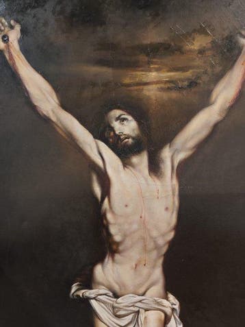 Escuela Neobarroca Europea (XX) - Jesucristo en la Cruz, Antiek en Kunst