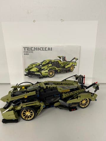 Technical 81002 Hypercar Supercar - Olijfgroen / Goud (Met, Kinderen en Baby's, Nieuw