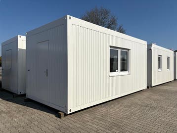 Kantoorunit - 6 x 3 meter | Kopraam/zijraam rechts (NU63KR/Z, Ophalen of Verzenden