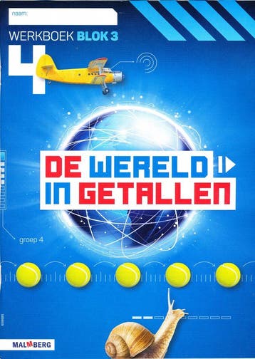 De wereld in Getallen versie 5 Werkboek blok 3 groep 4 (per, Verzenden, Nieuw