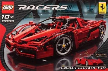 Lego Set - 8653 - Racers, Technic - ENZO FERRARI 1:10 - GOOD, Kinderen en Baby's, Speelgoed | Duplo en Lego, Nieuw