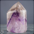 Natuurlijke topkwaliteit paarse Phantom-amethist Obelisk-