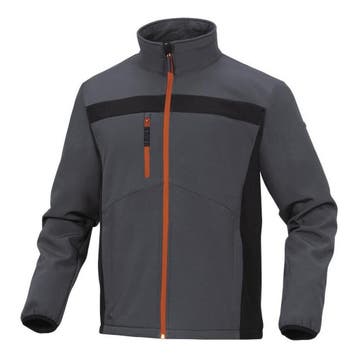 Werkvest Deltaplus Lulea 2 Softshell Grijs Oranje - Maat XL, Verzenden, Nieuw