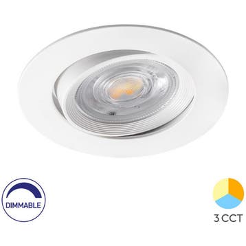 LED Inbouwspot - Brinton - 7W 630lm 38D - Dimbaar - 840, Kunststof, Nieuw, Overige fittingen, Ophalen of Verzenden