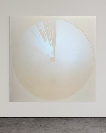 Eren - Zen Iris in White/Blue no.2- XXL, Antiek en Kunst