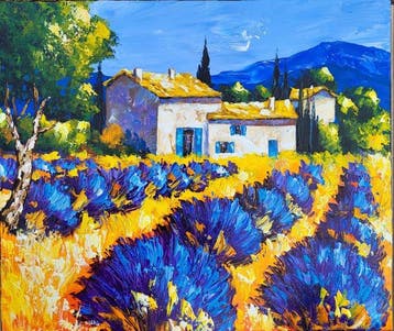 NOLAC - Tableau original de NOLAC 2026 Chaleur en Provence
