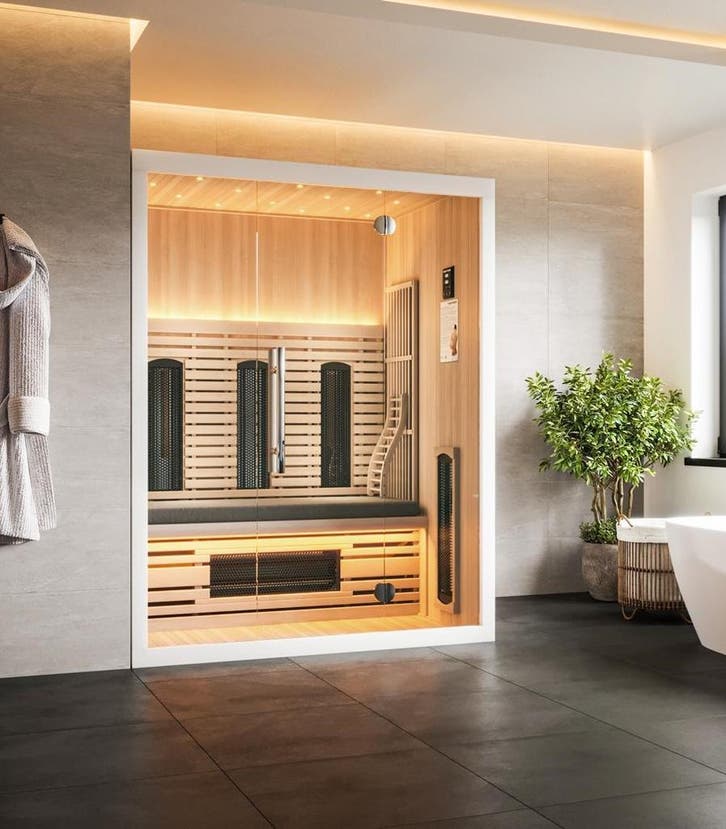 Infrarood sauna therapeutisch, aanbevolen door reumatologen, Sport en Fitness, Sauna, Infrarood, Complete sauna, Nieuw, Ophalen of Verzenden