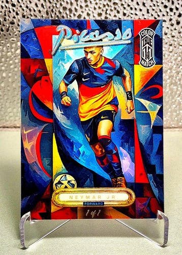 2024 Wild Card Picasso True 1/1 Neymar Jr. Jedyny w swoim, Nieuw