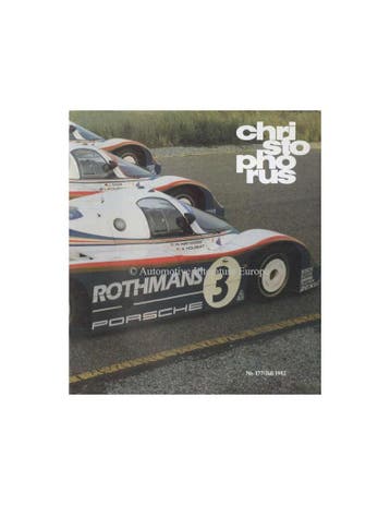 1982 PORSCHE CHRISTOPHORUS MAGAZINE 177 DUITS, Nieuw, Porsche, Author
