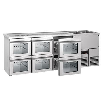 GGM Gastro | Bierkoeling PREMIUM - 2500x700mm - 6 laden & 1, Verzenden, Nieuw in verpakking