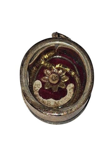Reliekhouder - Hout, Glas, Textiel - 1850-1900 - Ex velo -