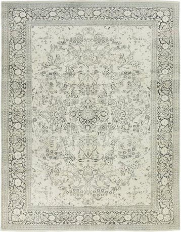 Kashmir - zijde tapijt - vintage - groot formaat -, Nieuw
