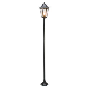 Klassieke staande buitenlamp zwart 170 cm IP44 - New Orleans, Verzenden, Nieuw, Aluminium
