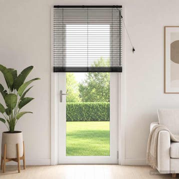 vidaXL Venetiaanse jaloezie Zwart 100 x 250 cm 35 mm, Verzenden, Nieuw, Zwart
