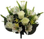 Zijden boeket rozen en alstroemeria mixed astilbe, Ophalen of Verzenden, Nieuw