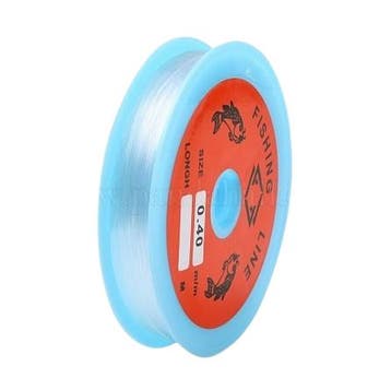 1 x rol transparant nylon visdraad 0,4 mm – 100 meter, Ophalen of Verzenden, Nieuw, Kraal