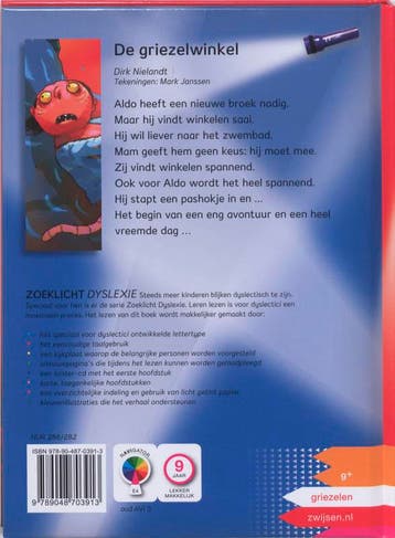 De griezelwinkel / Zoeklicht Dyslexie 9789048703913, Verzenden, Gelezen, Dirk Nielandt