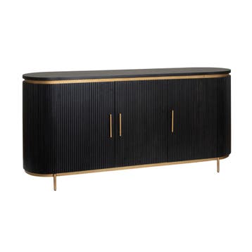 *WOONWINKEL* Tower Living Rivello Dressoir Ovaal Met Messing, Verzenden, Nieuw