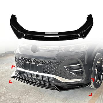 Front Splitter Voor Volkswagen Tiguan 3 (SUV) R Line - Sport, Auto-onderdelen, Ophalen of Verzenden, Nieuw