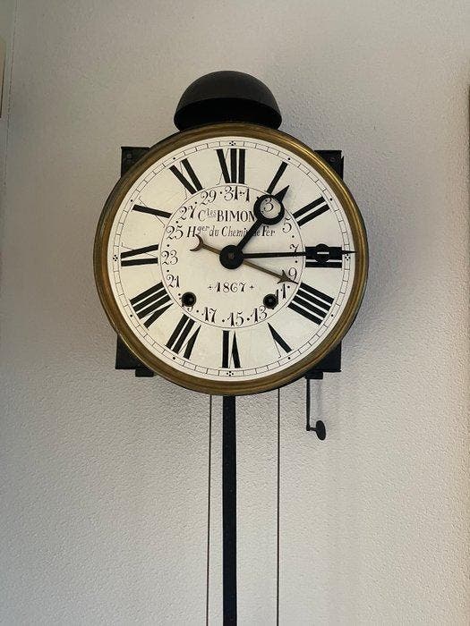 Comtoise klok - IJzer - 1850-1900, Antiek en Kunst, Antiek | Klokken