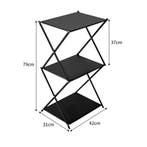 Camping Opbergrek 3 Laags Opvouwbaar – BBQ Outdoor Kast, Verzenden, Nieuw