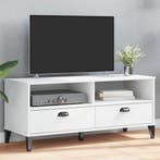 vidaXL Tv-meubel VIKEN bewerkt hout wit, Verzenden, Nieuw, Overige houtsoorten