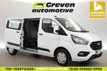 Ford Transit Custom 2.0 TDCI L2H1  DC  6 Zits  2800kg, Wit, Nieuw, Ford, Te koop